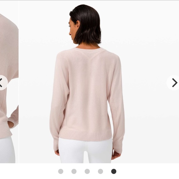 Lululemon Cashlu Knit Pullover Pink Bliss NWT - Picture 7 of 9